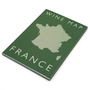 Wine map France Bookshelf Edition