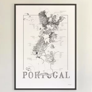 portugal wine map